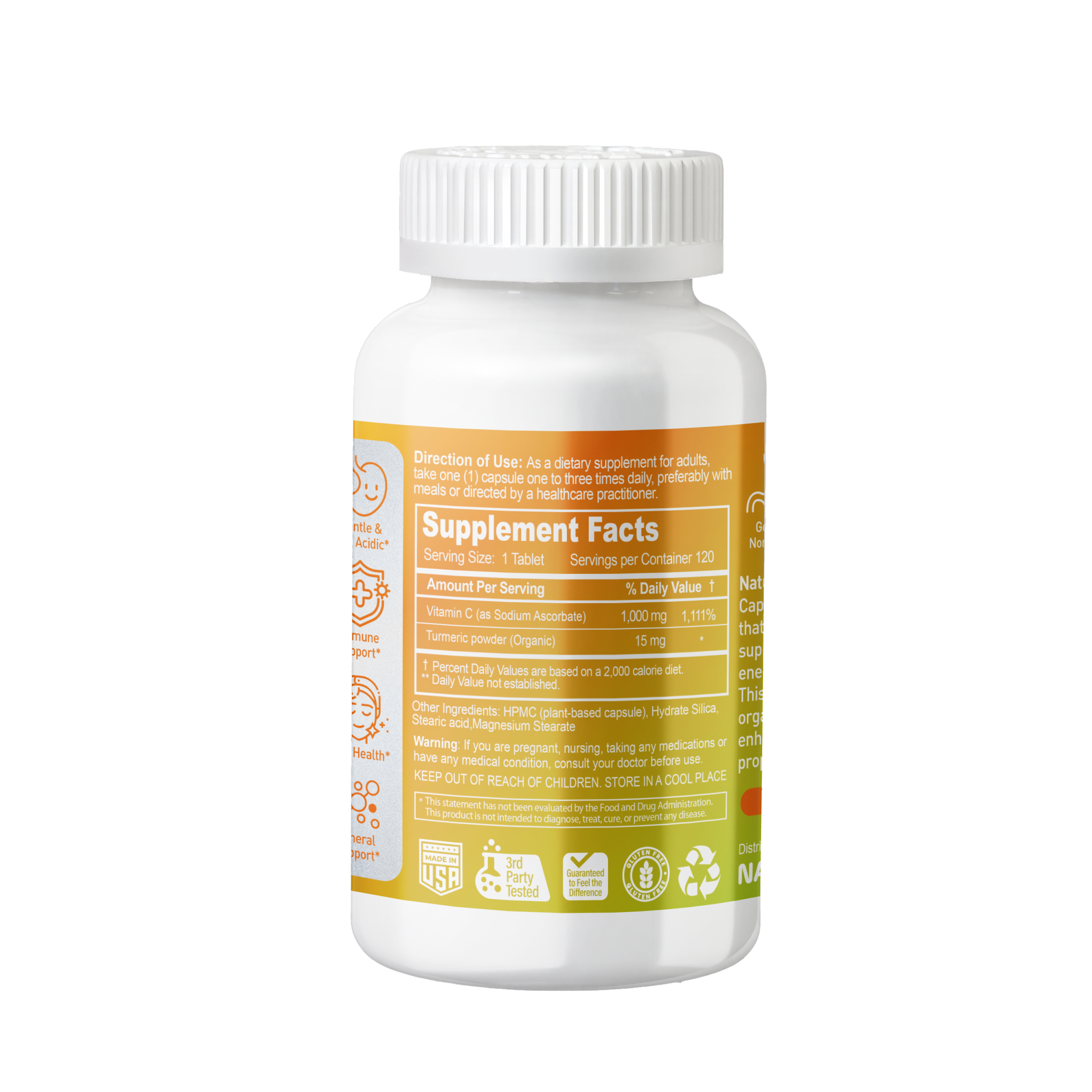 Buffered Vitamin C 1000 mg with Turmeric