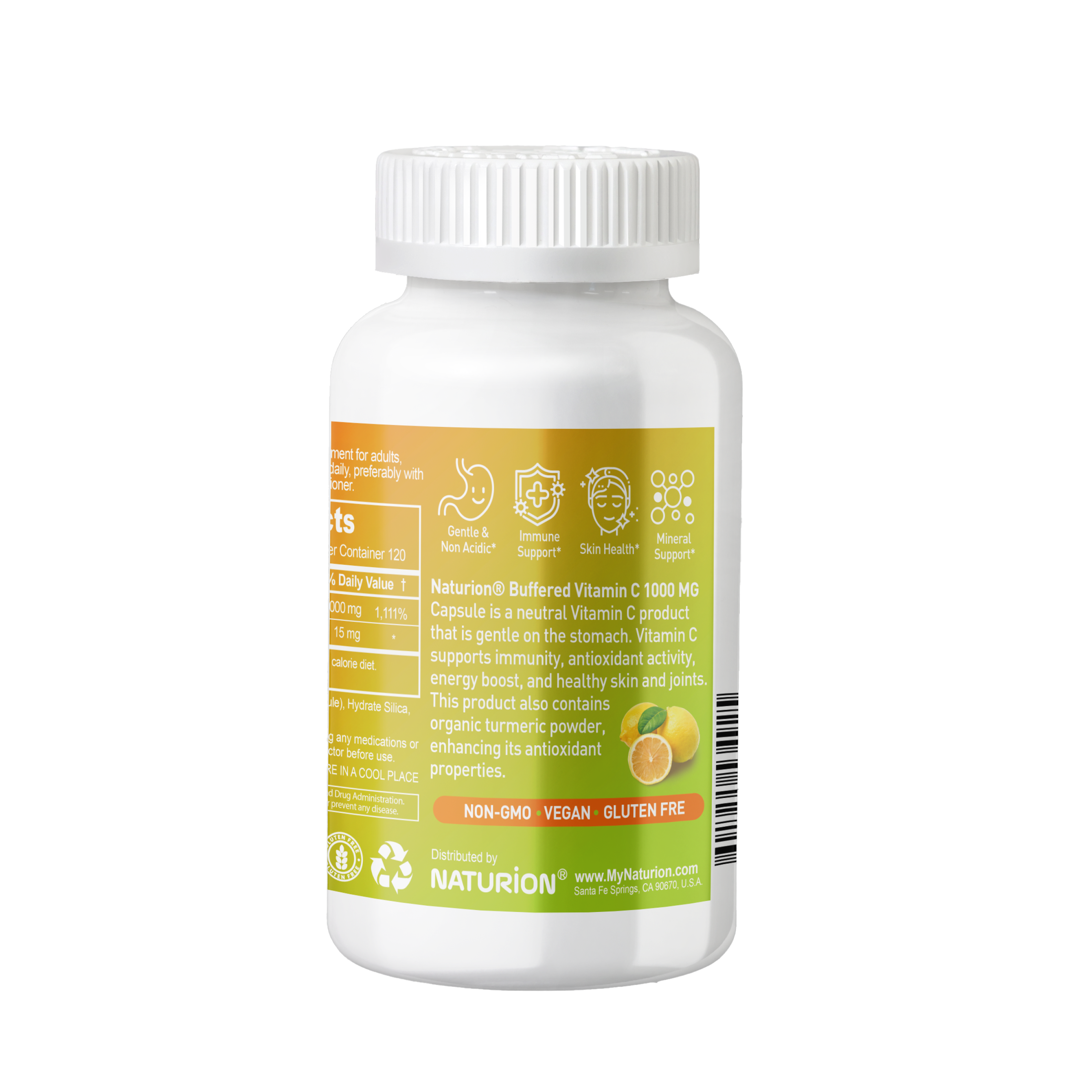 Buffered Vitamin C 1000 mg with Turmeric