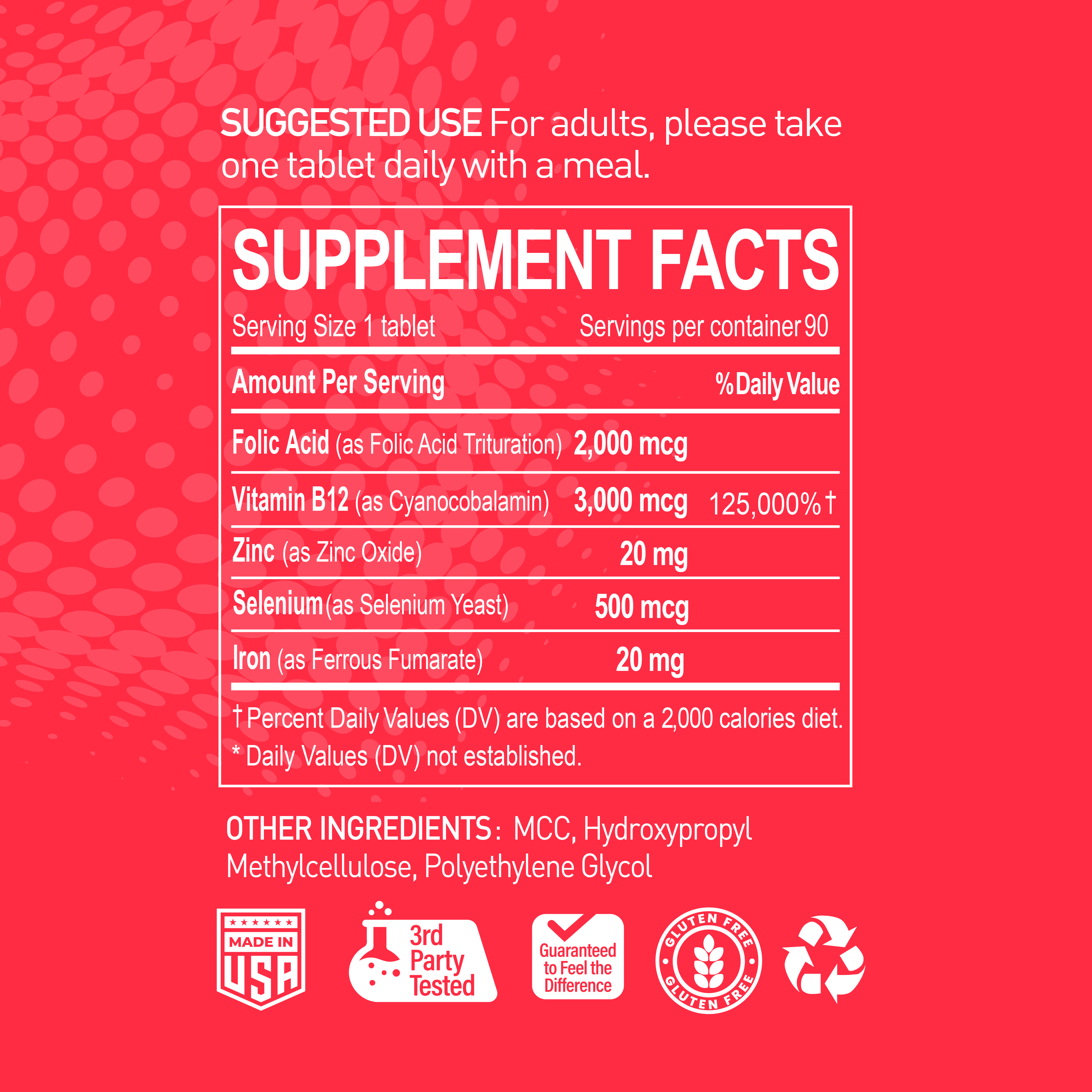 Mega Blood Booster 90 Tablets