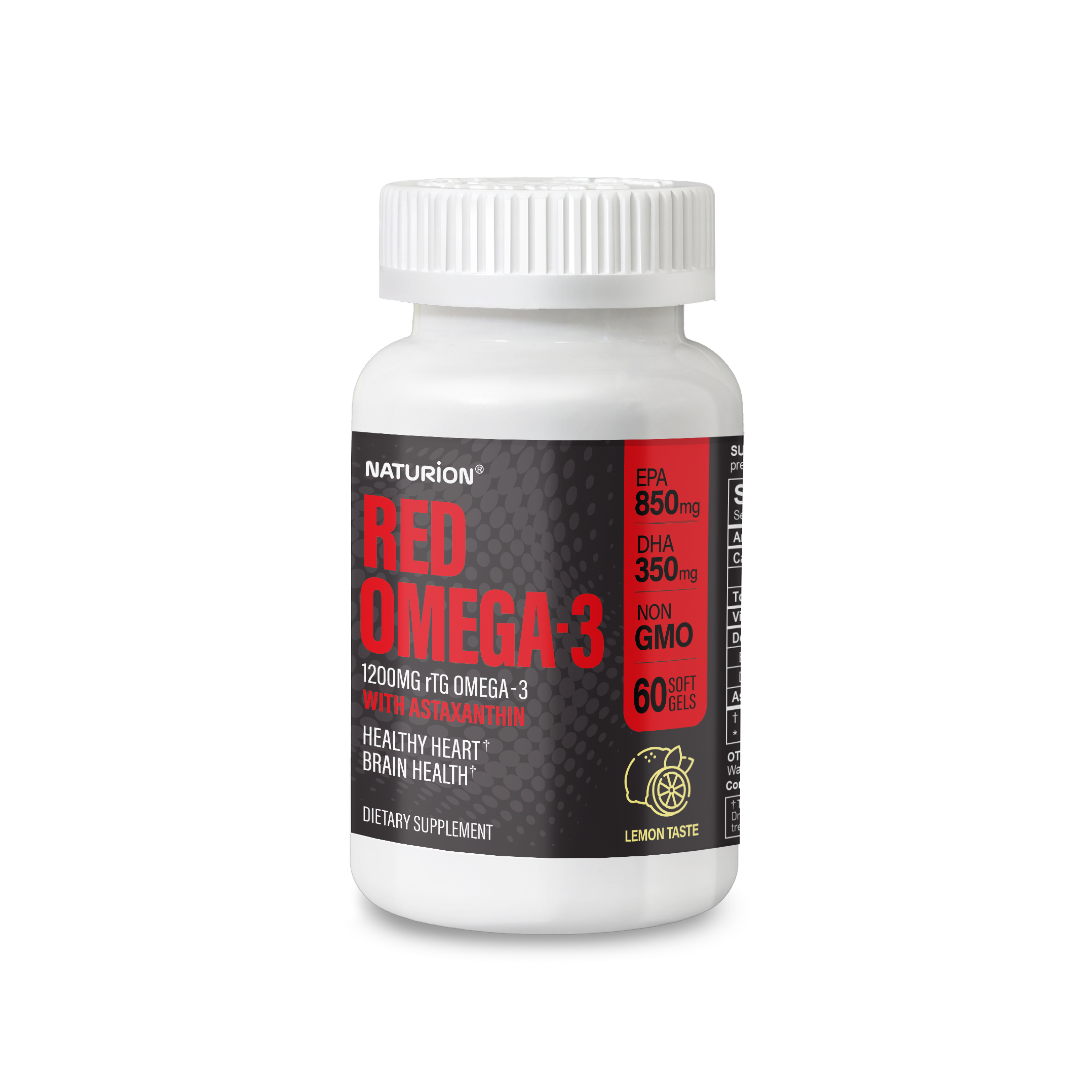 Red Omega-3 with Astaxanthin (60 Softgels)