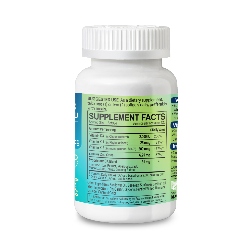 D3+K2 Immunex 120 Softgels