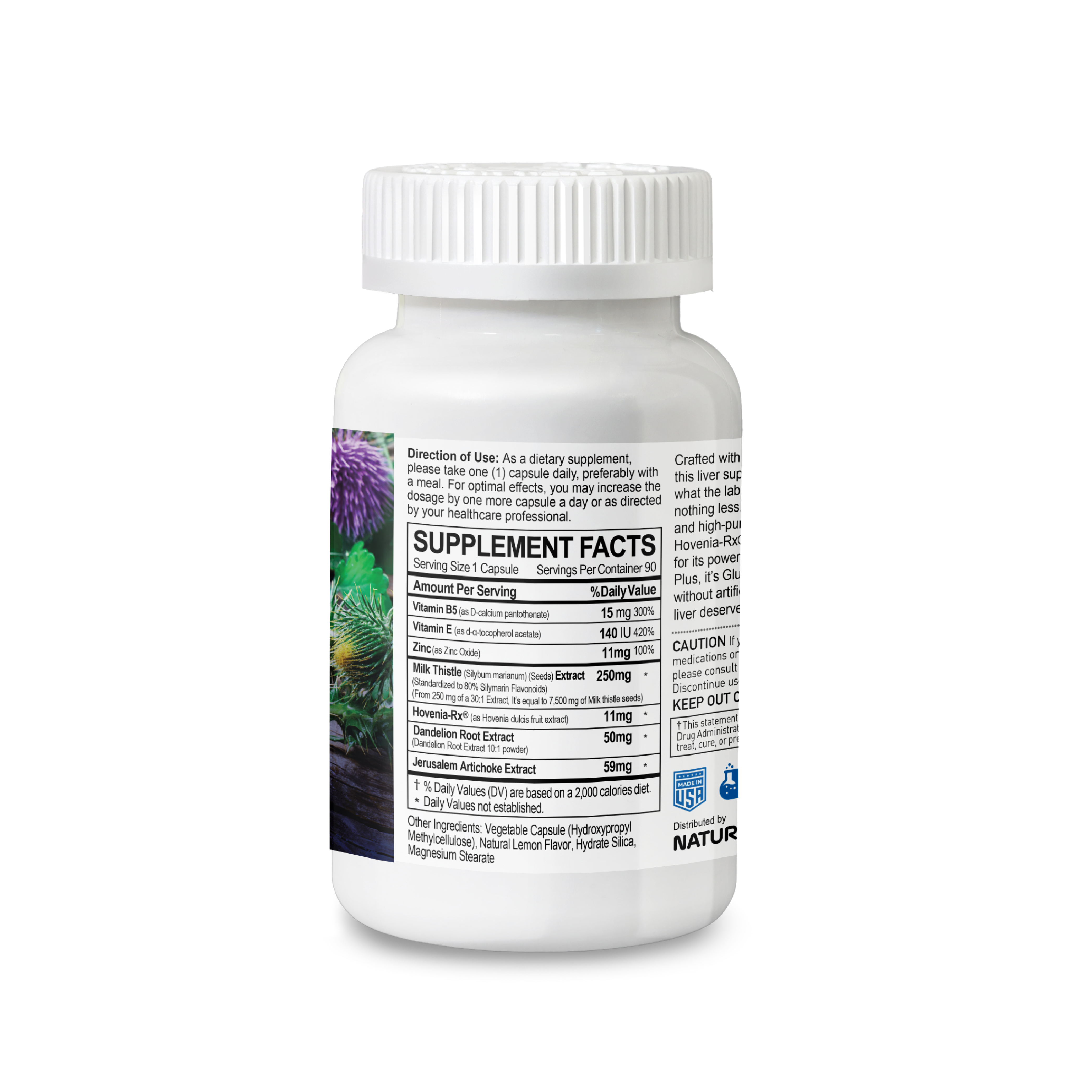 LIVER BRIGHT Milk Thistle 90 Capsule