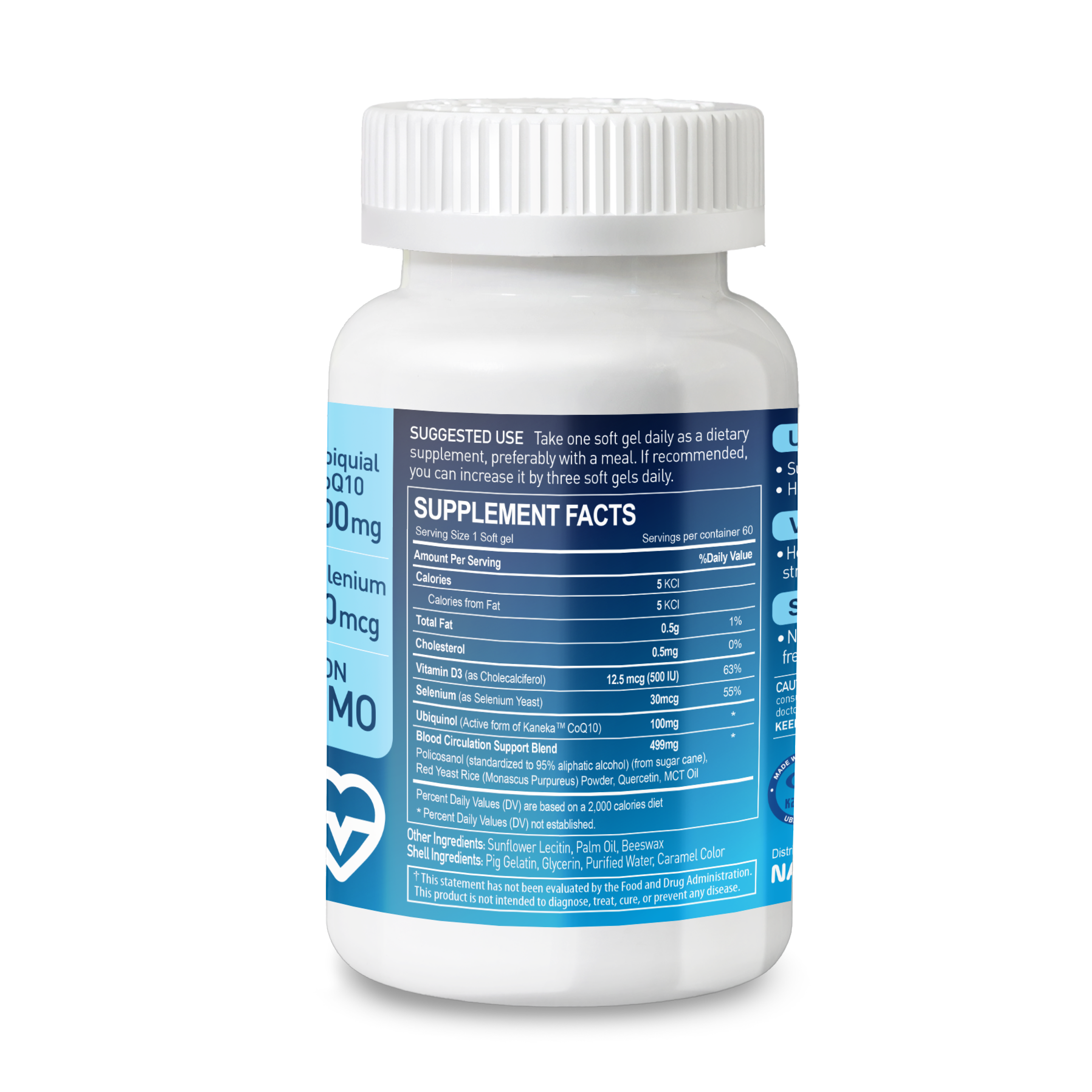 Ubiquinol CoQ10 Plus 100 (60 Softgels)